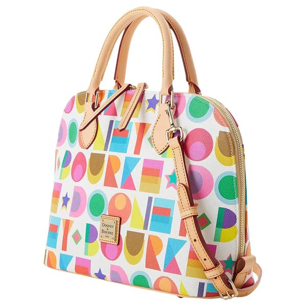 Dooney & Bourke Art Deco Zip Satchel