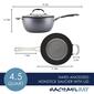 Rachael Ray Cook + Create Hard-Anodized Saucier with Lid - image 2