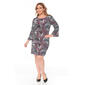 Plus Size White Mark Elegant Joanna Paisley Sheath Dress - image 1