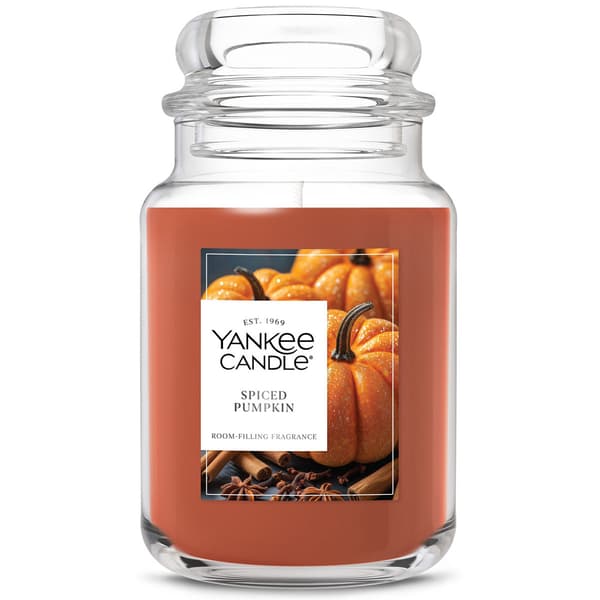 Yankee Candle&#40;R&#41; Spiced Pumpkin 22oz. Signature Jar Candle - image 