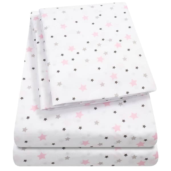 Sweet Home Collection Kids Fun & Colorful Stars Sheet Set - image 