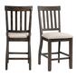 Elements Stone Slat Back Counter Height Side Chair Set - image 1