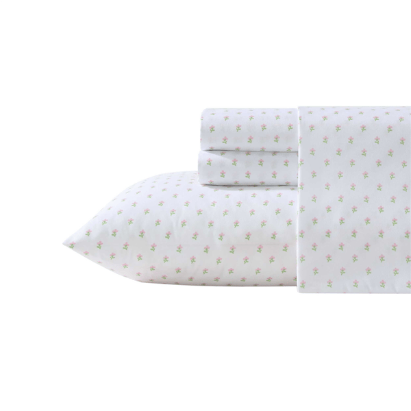 Laura Ashley(R) Kids Wood Violet Floral Sheet Set - image 
