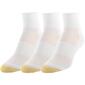 Womens Gold Toe&#40;R&#41; 3pk. Coolmax Quarter Socks - image 1