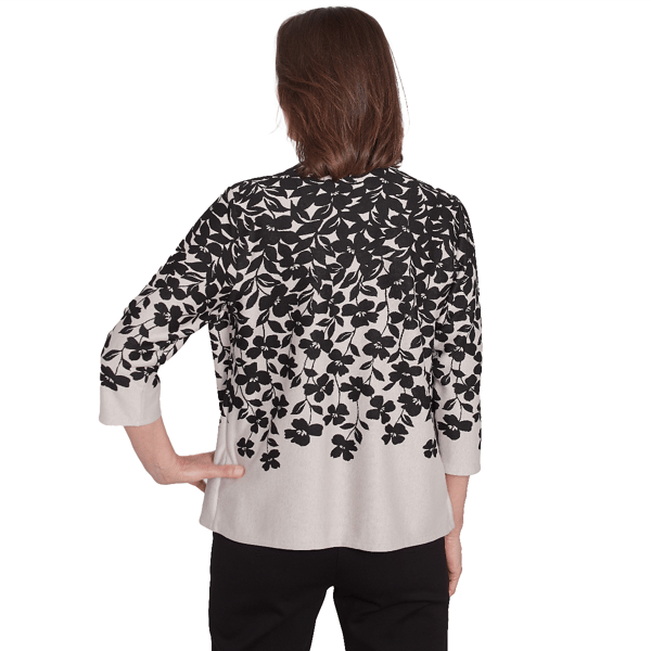 Womens Alfred Dunner Romancing The Stone Two In One Blouse