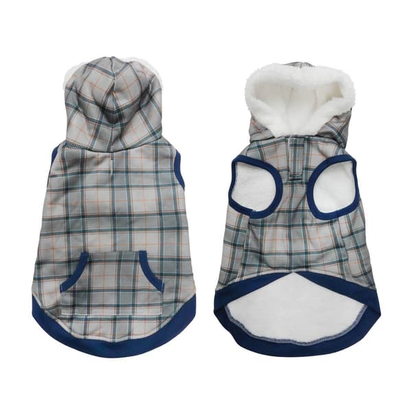 Best Furry Friends Harvest Plaid Pet Hoodie