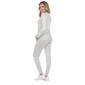 Womens White Mark 2pc. Lounge Solid Pants Set - image 3
