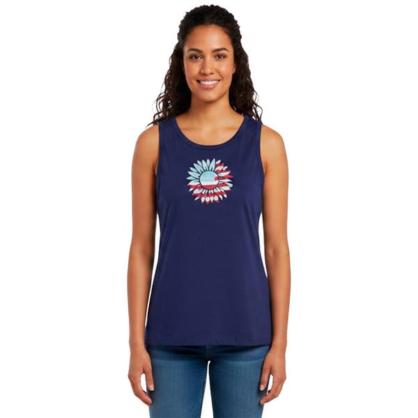 Womens Club 76 Sunflower Flag Tank Top - image 