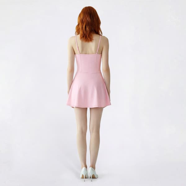 Juniors Cotton Candy Butter Soft Skort Dress