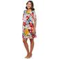 Petite MSK Short Sleeve Half Zip Neck Floral Shift Dress - image 4