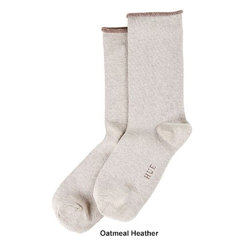 Womens HUE&#174; Jean Crew Socks