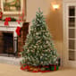 National Tree 6.5ft. Pre-Lit Glittery Pine Christmas Tree - image 2