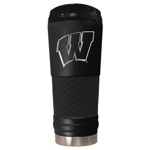 NCAA Wisconsin Badgers Powder Coated Stainless Steel Tumbler - image 