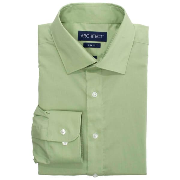 Mens Architect(R) Slim Fit Long Sleeve Dress Shirt - Asparagus - image 