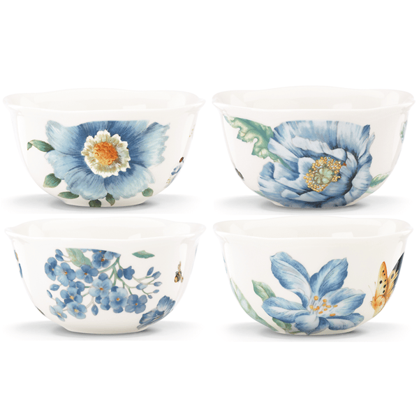 Lenox® Butterfly Meadow® Blue Dessert Bowls - Set of 4 - image 