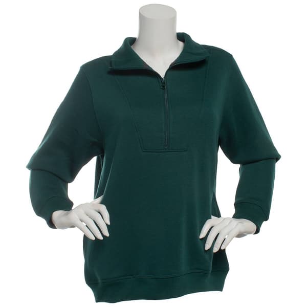 Womens Starting Point Ultra Soft 1/4 Zip Pullover Sweatshirt