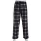 Mens Architect&#40;R&#41; Plaid Rolled Fleece Sleep Pants - Black/White - image 1