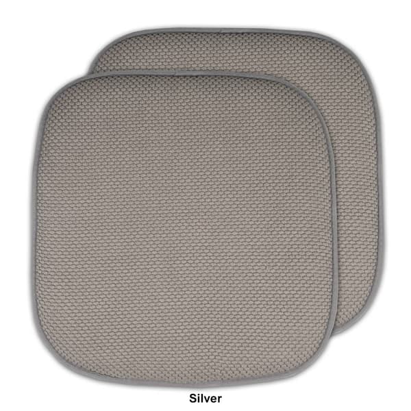 Sweet Home Collection Honeycomb Memory Foam Non-Slip Chair Pad