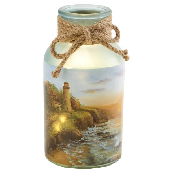 Lighthouse Glass Lantern - image 
