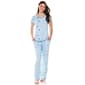 Juniors Pillow Talk Short Sleeve Dogs Dot Long Leg Pajama Set - image 1