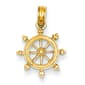 Gold Classics&#40;tm&#41; 14kt. Ship Wheel Pendant - image 1