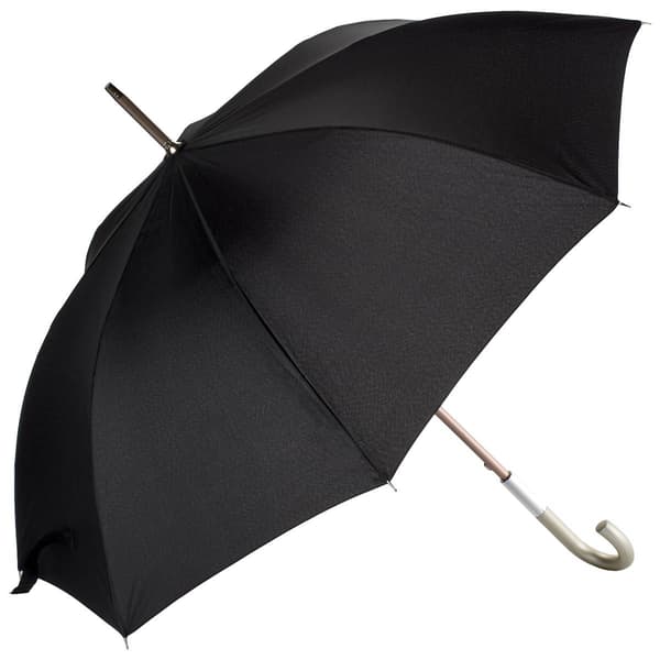 Isotoner Auto Open J-Handle Stick Umbrella - Metro - image 