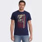 Mens Reel Cool Grandpa Flag Graphic Tee - image 1