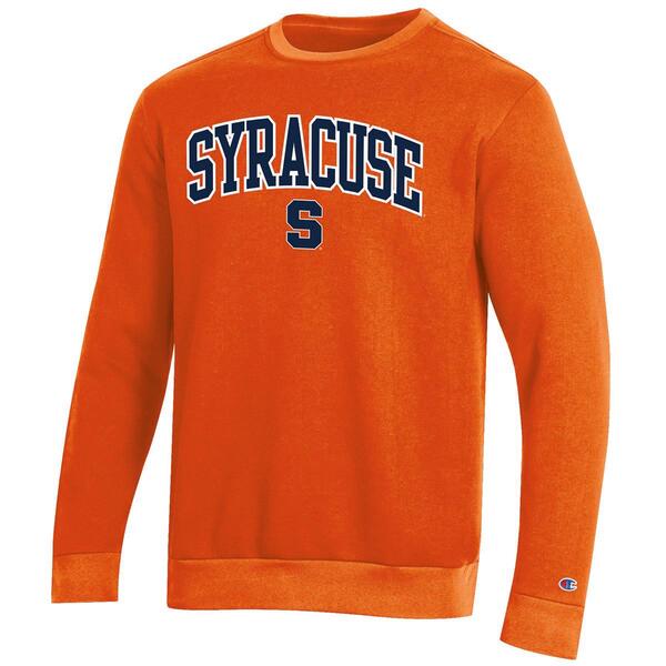 Mens Champion Syracuse University Fleece Crew Sweatshirt - image 