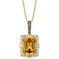 Le Vian(R) Citrine Ring Pendant with Chocolate Diamonds(R) - image 1