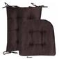 Sweet Home Collection 2pc. Non-Slip Rocking Chair Cushions - image 7