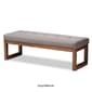 Baxton Studio Caramay Wood Bench - image 5