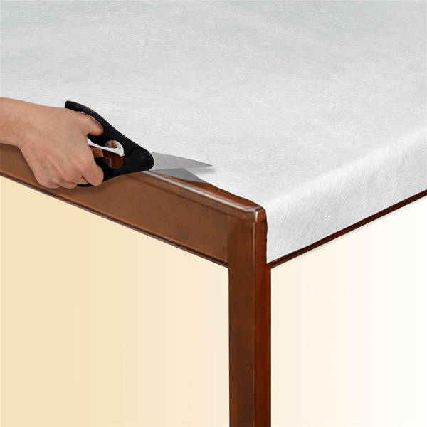 Threadmade Embossed Vinyl Cushioned Flannel Backing Tablepad