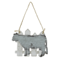 Northlight Country Rustic Cow & Picket Fence Christmas Ornament - image 2