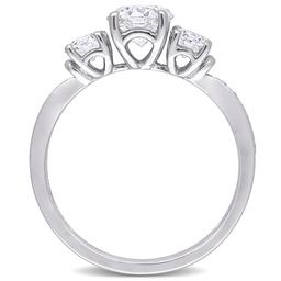 Diamond Classics™ 10kt. White Gold Moissanite Ring