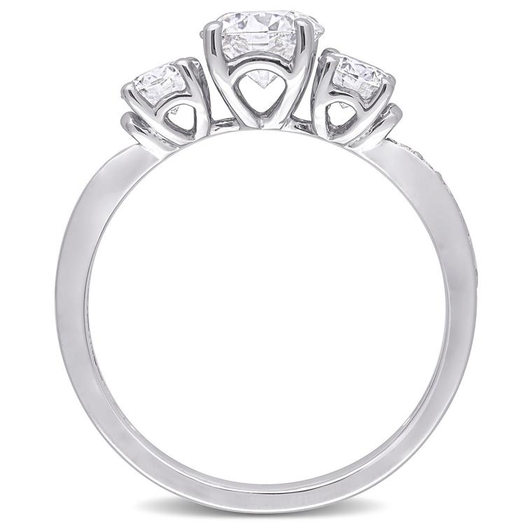 Diamond Classics™ 10kt. White Gold Moissanite Ring