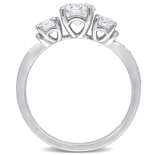 Diamond Classics&#8482; 10kt. White Gold Moissanite Ring