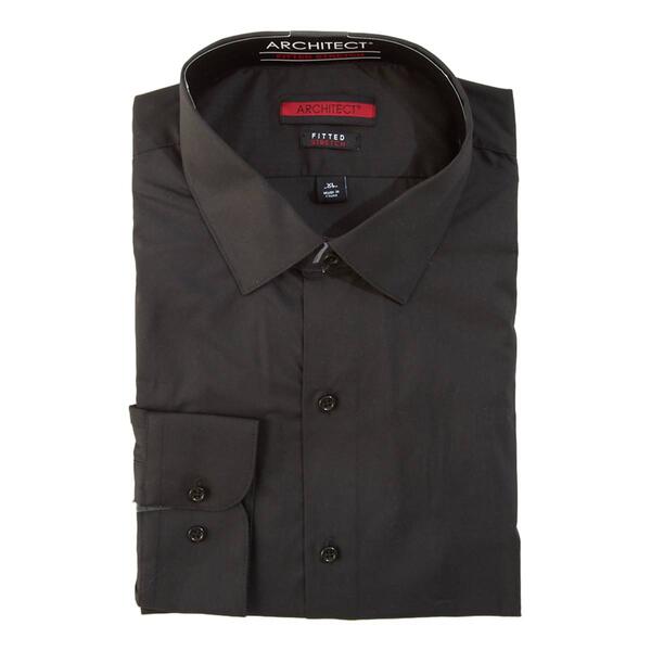 Mens Architect&#40;R&#41; Fitted Stretch Dress Shirt - Black - image 