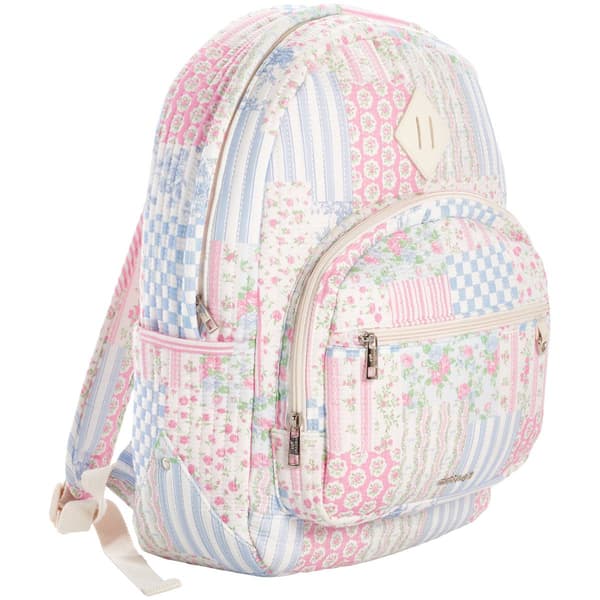 Womens Madden Girl Quilted Backpack with Lunchbox