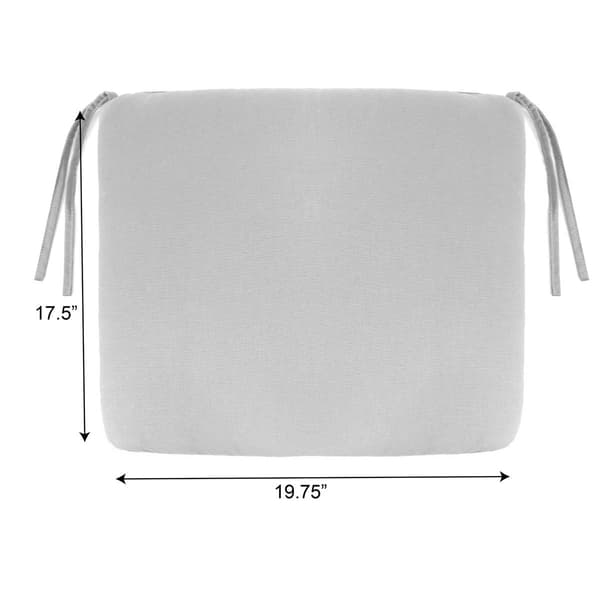 Jordan Manufacturing Hydrangea Chair Pad Seat Cushion