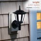 Alpine Solar Powered Black Lantern w/ LED Light - image 8