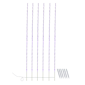 Northlight 6ct. Purple LED Lighted Branch Christmas Lawn Stakes - image 2