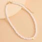 Ashley Ivory Pearl Heart Beaded Choker Necklace - image 2