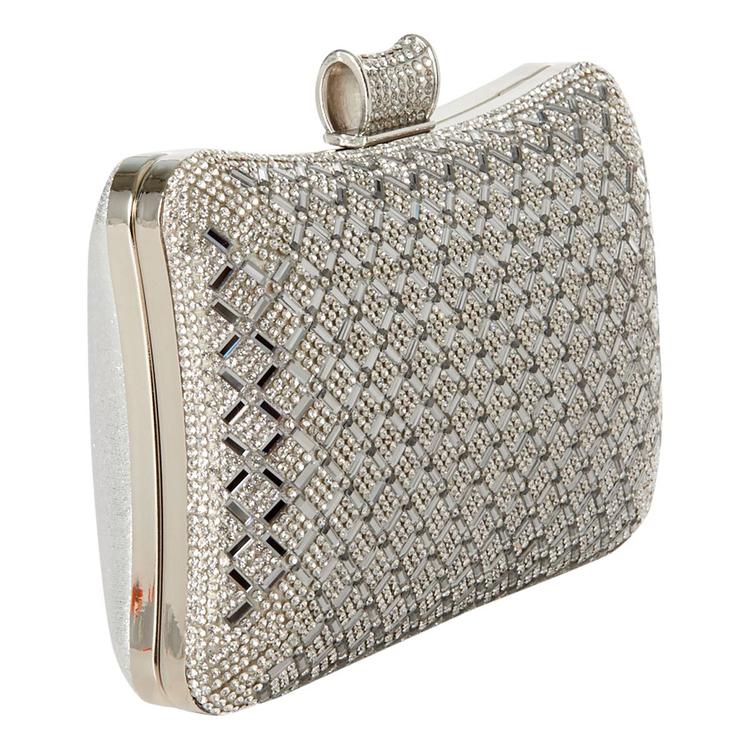 D'Margeaux Geometric Sparkle Evening Bag