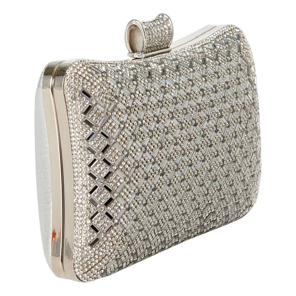 D&#39;Margeaux Geometric Sparkle Evening Bag