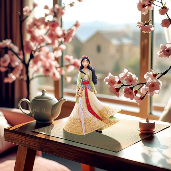 Jim Shore Disney Traditions Mulan Deluxe Princess Figurine
