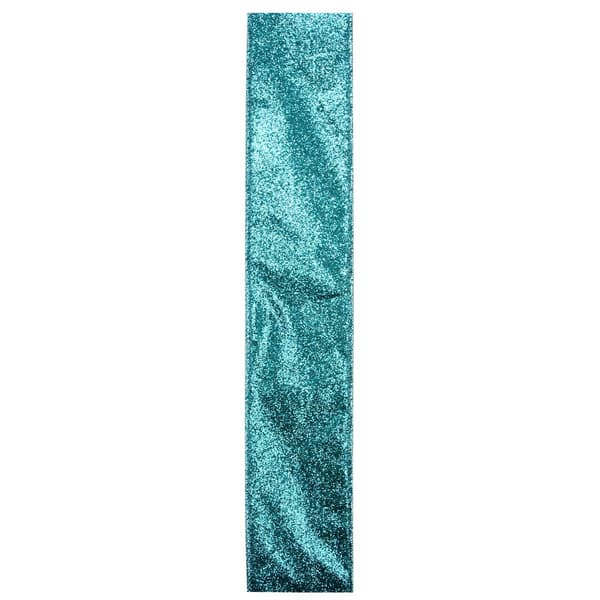 Northlight Seasonal Shimmering Teal Craft Ribbon - Pack of 12