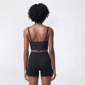 Womens Cupshe Solid Cinched Front Cropped Tankini Swim Top - image 2