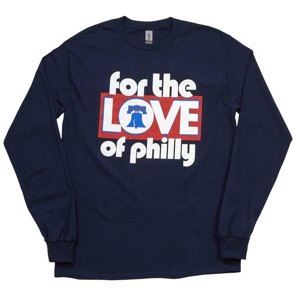 Mens For The Love Of Philly Long Sleeve Tee - image 