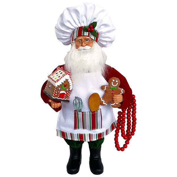 Santa''s Workshop 15in. Gingerbread Claus - image 