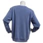 Plus Size Hasting & Smith Cat & Floral Fleece Sweatshirt - image 2